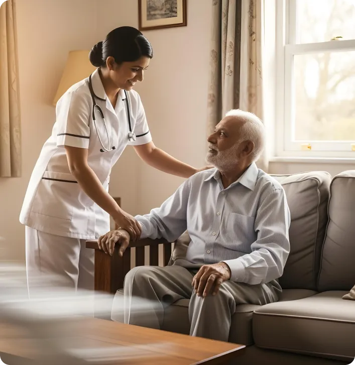 24 hour nursing care at home in Kolkata