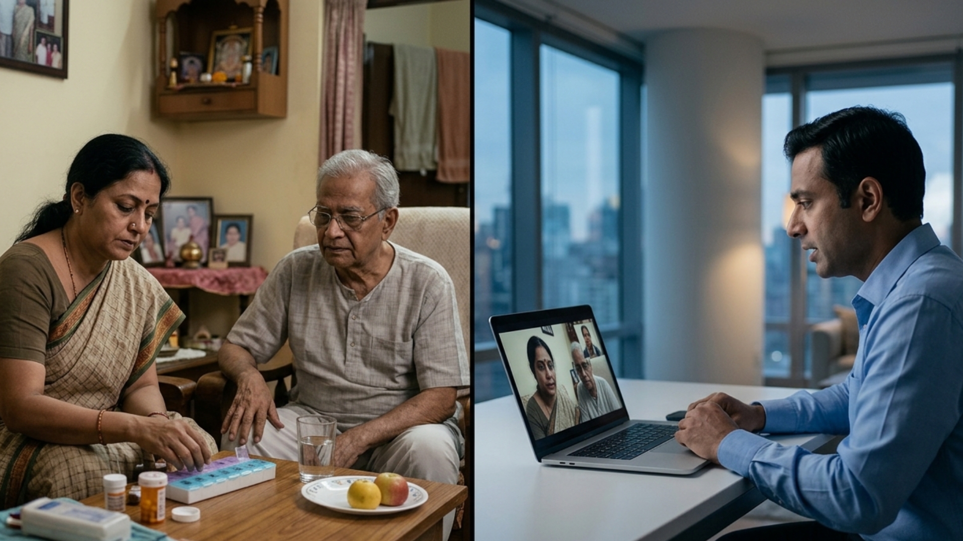 When One Sibling Is There and One Is Not: What Distance Does to Elder Care — and to Families