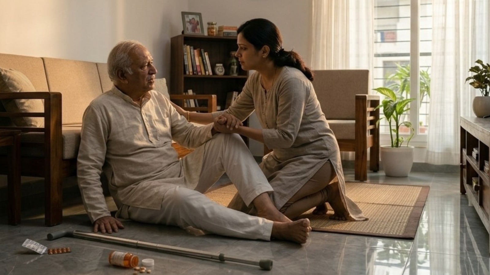 When an Elderly Parent Falls at Home: What to Do in the First 60 Minutes