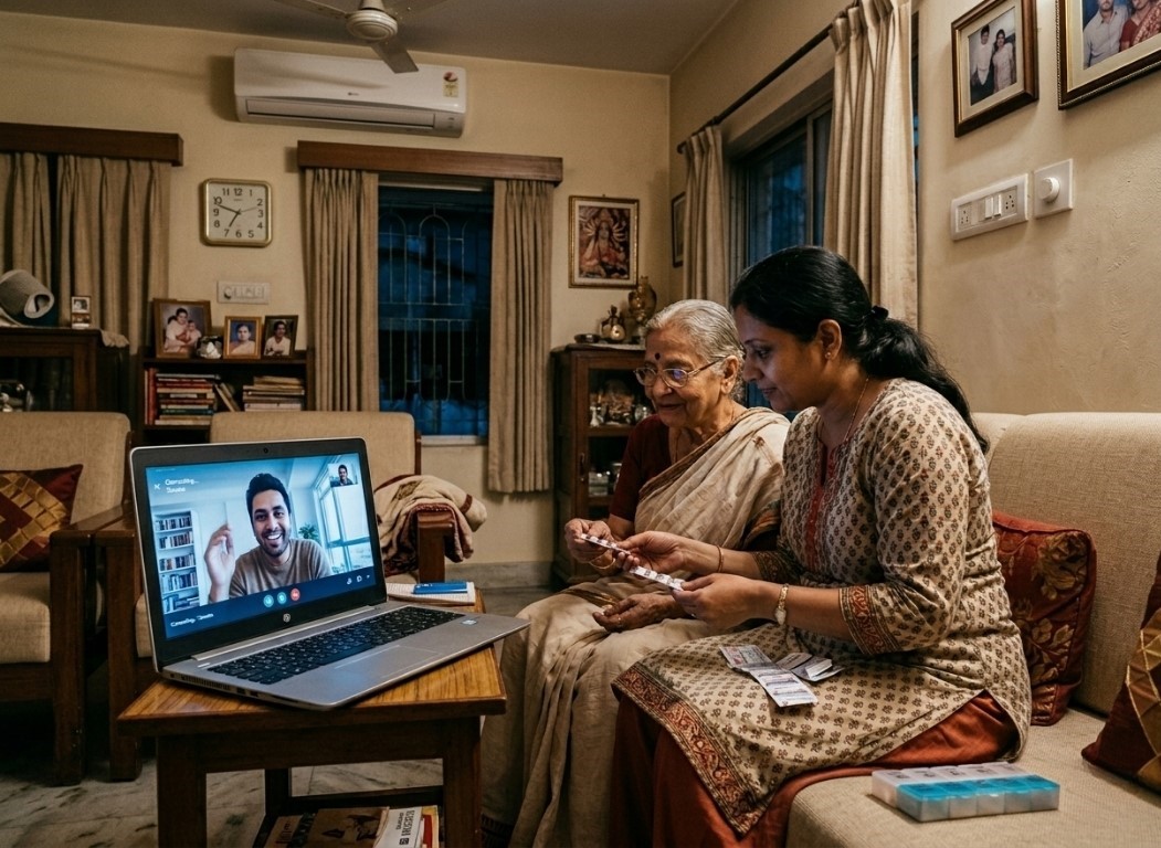 When One Sibling Is There and One Is Not: What Distance Does to Elder Care — and to Families