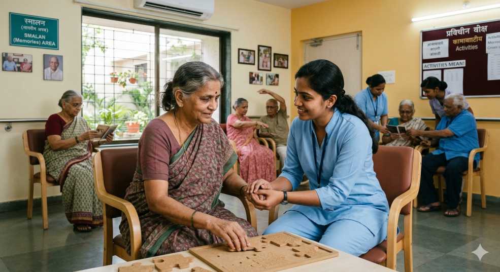 mental health support for seniors- Kolkata families
