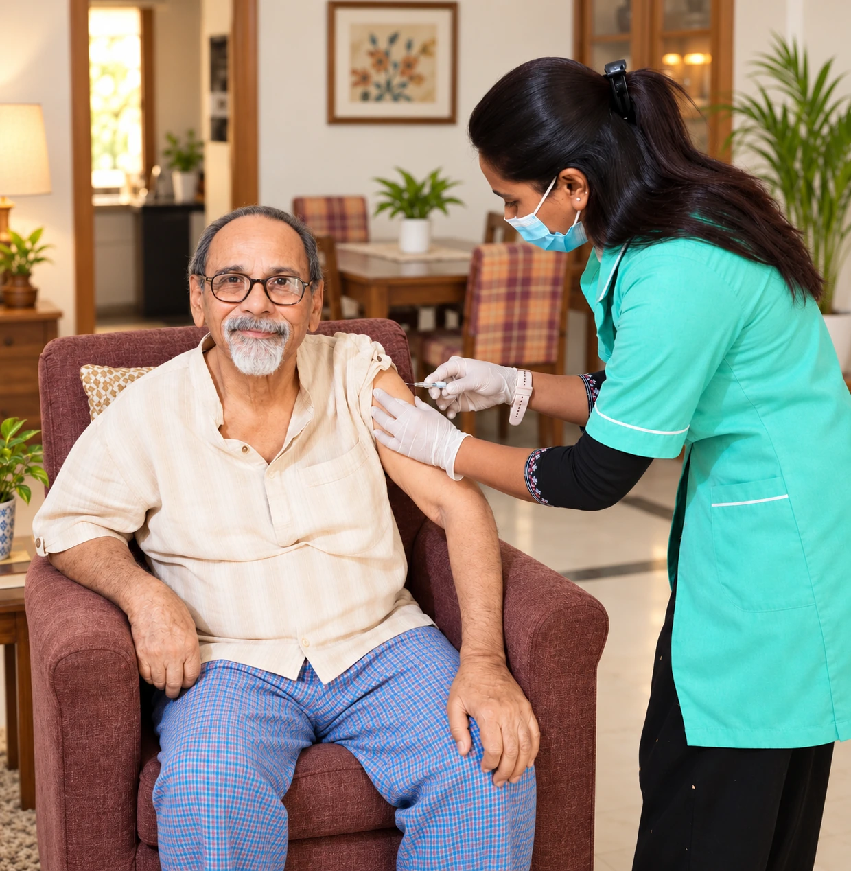 nurse at home in kolkata